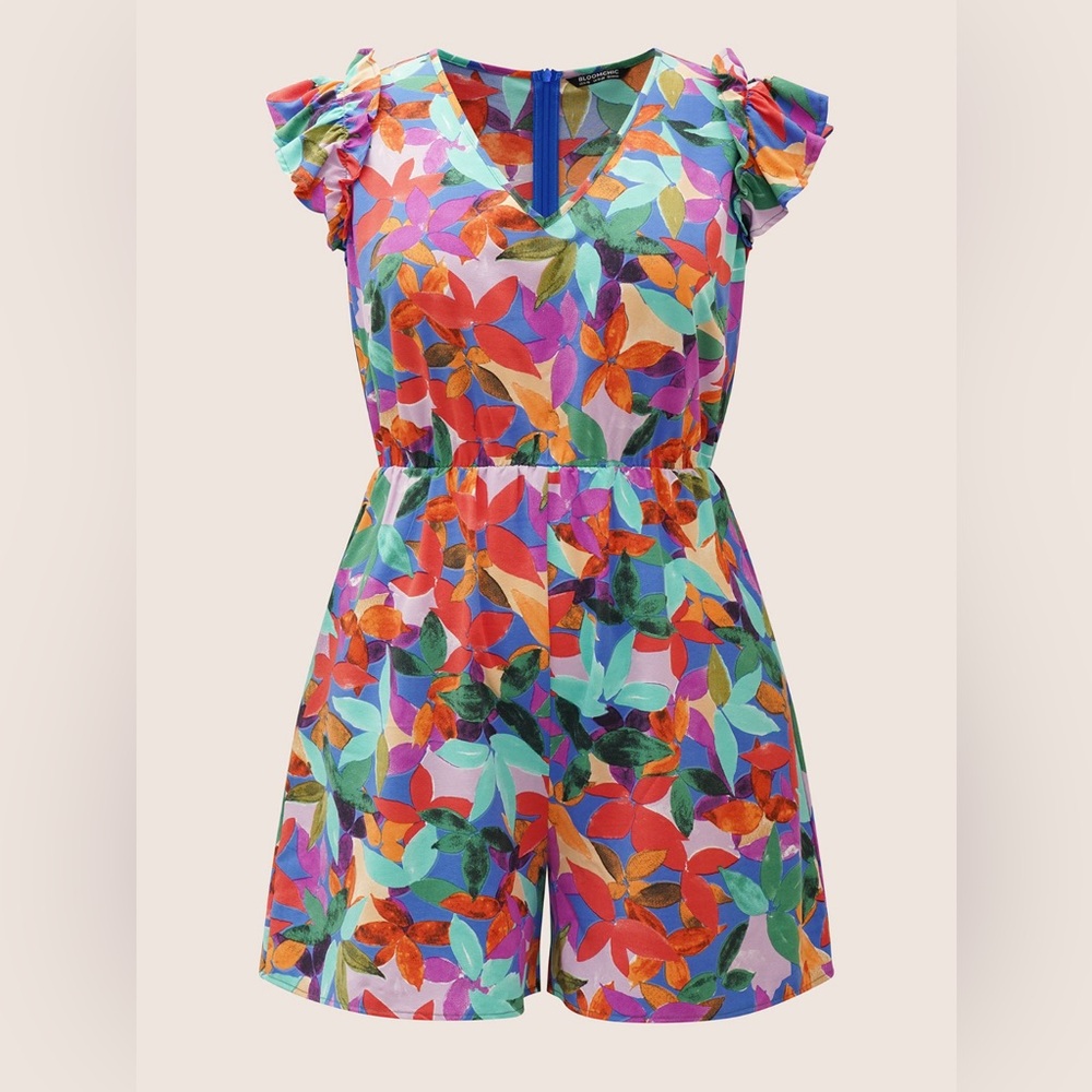 BloomChic Romper Floral Print - Picture 6 of 9